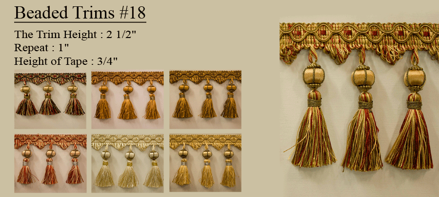 Drapery Trim Tassel Fringe Drapery Trim Brilliant Drapery Shop